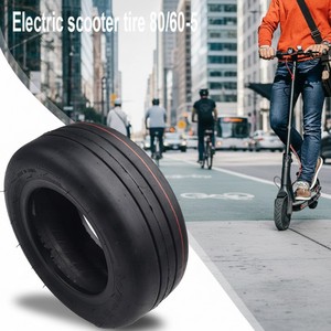 Pneus en caoutchouc lisses sous vide 80/60-5 pour <span class=keywords><strong>trottinette</strong></span> électrique, pièces de rechange pour kart à pédales avec rainures de drainage pour la conduite urbaine - Product Image 1
