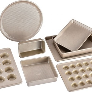 Los productos más vendidos, 10 Uds., antiadherente, incluida la hoja para galletas, juego de bandeja para hornear galletas de <span class=keywords><strong>Pizza</strong></span> profunda, bandeja para platos para juegos de panadería - Product Image 1