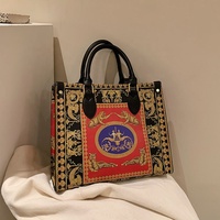 Sac à main de luxe à imprimé d'animaux pour femmes, fourre-tout de marque célèbre, pochette de styliste classique, carré croisé