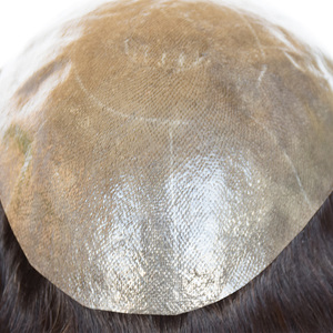 Perruque toupet naturelle en pu pour hommes, cheveux humains, vente en gros, 15 pouces - Product Image 2