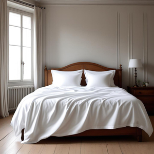 KHÁCH SẠN thương mại bộ đồ giường OEM bền và sang trọng chải sợi nhỏ Duvet và tấm Bộ cho thương hiệu của bạn - Product Image 4