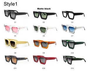 Wholesale Retro Oem Oversized Sunglasses Premium Women <strong>Sun</strong> <strong>Glasses</strong> 2026 Sunglasses Custom <strong>Square</strong> Polarized Acetate Sunglasses - Product Image 3