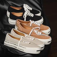 Chaussures de marche confortables en daim rétro vulcanisé pour hommes, chaussures de skate en daim premium, semelle en caoutchouc durable, chaussures de marche pour hommes