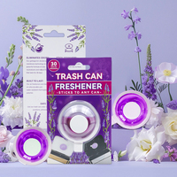 Nouveau désodorisant pour poubelle parfum lavande 2026, désodorisant adhésif pour poubelle, capsules neutralisantes d'odeurs, vente en gros