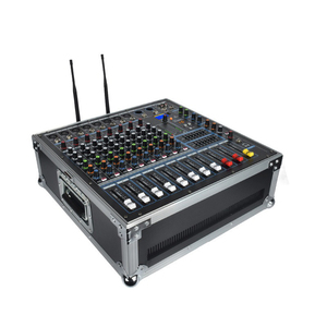 CLAVAX CLMC-GJS8 profesyonel Powered ses mikseri konsol 8 kanal 16DSP USB Bluetooth <span class=keywords><strong>2</strong></span> XLR kon <span class=keywords><strong>2</strong></span> XLR ana <span class=keywords><strong>2</strong></span> Stereo çıkış - Product Image 2