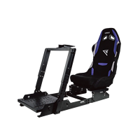 Cockpit de simulation de course CONSPIT GT-S avec siège pliable pour volants de jeu et simulateurs de conduite