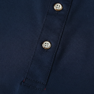 Paquete de ropa informal de punto corto para hombre de etiqueta privada para Polo, cómodo, personalizado, que absorbe la humedad - Product Image 1