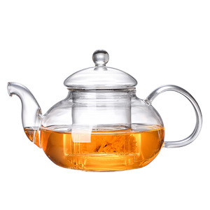 Tetera de Vidrio de Borosilicato de Alta Calidad para Uso Doméstico, Juego de Té Engrosado y Resistente al Calor, Tetera para Hervir Agua y Té de Frutas - Product Image 3