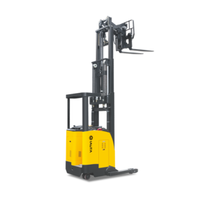 Iauta sâu đôi kép Scissor đạt Pallet xe nâng Stacker ngồi loại điện Đạt Stacker với Triplex mast - Product Image 1