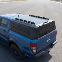 Toldo Retráctil Manual de Aleación de Aluminio con Caja Trasera y Cubierta Rígida para Jeep Gladiator Sport S 2020+ Work Truck