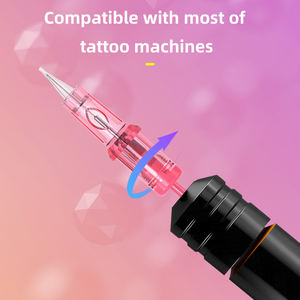 XNET - Cartuchos de Agujas Desechables para Tatuaje de Cejas SMP PMU, Color Rosa, 10 Piezas, Esterilizados y Seguros, 1RL 3RL 5RL 7RL 5F 7F para Maquillaje Permanente - Product Image 5