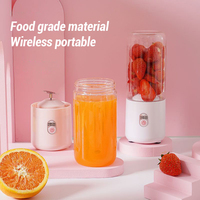Mini Blender Bouteille Électrique Personnel USB Rechargeable 6 Lames pour Jus de Fruits, Mixeur Extracteur de Jus Portable