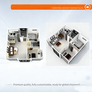 Casa Container Moderna de Luxo Honlu <span class=keywords><strong>2026</strong></span>, Estrutura de Aço, Expansível, 20ft, 30ft, 40ft - Product Image 6