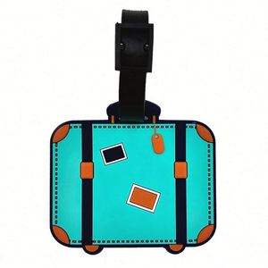 Etiquetas de Equipaje de Plástico PVC de Goma Suave, Impermeables, Personalizadas en Tamaño y Color con Logotipo, Venta al Por Mayor 2021 - Product Image 4