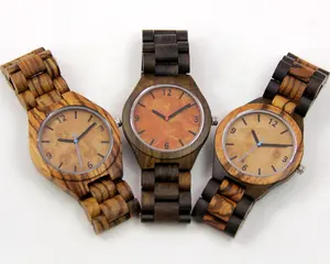 Wooden Watches for Men Custom Logo Wood Watch Japan Quartz