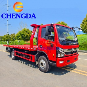 Nouveau Dongfeng 5, 8, 10, 12 tonnes, camions <span class=keywords><strong>de</strong></span> <span class=keywords><strong>remorquage</strong></span> et <span class=keywords><strong>de</strong></span> dépannage à plateau plat (un pour deux véhicules), conduite à gauche (LHD) et conduite à droite (RHD), à vendre - Product Image 3