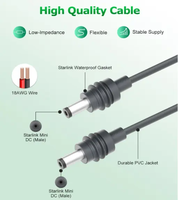 Cable USB de Repuesto SANGUAN Starlink Mini DC-DC Impermeable, Conectores Macho-Macho, Conductor de Cobre Puro, Revestimiento de PVC Trenzado