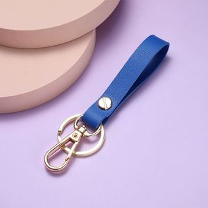 Cheap Blank Pu <b>Leather</b> Custom Photo Keyring <b>Key</b> <b>Chain</b> Rings Keychain Accessories - Product Image 2