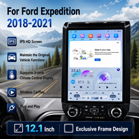 Radio Multimedia Android Personalizada de 12.1 Pulgadas para Auto, 4GB 64GB GPS DSP Estéreo para Ford Expedition 2018 2019 2020 2021