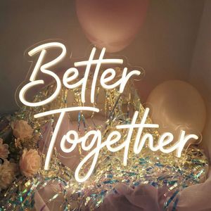 Letrero LED de Neón Romántico con la Frase "Love Always", Letra Personalizada, Luz Nocturna Luminosa de Neón para Bodas, Fiestas, Pedidas de Mano, Eventos, Decoración de Pared - Product Image 2