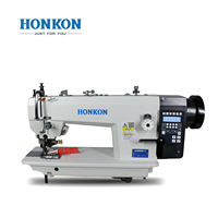 Machine à coudre industrielle informatisée à point noué à plat avec entraînement composé et coupe-fil (modèle HK0352-D3) – Nouveauté