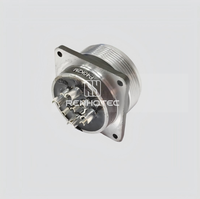 Conector Estándar Ruso Serie P40, Conector de 9 Pines P40J2P P40K2M, Macho y Hembra con Accesorio de Protección y Sello