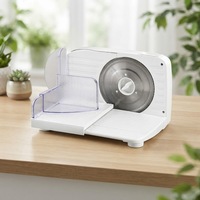 Coupe-viande électrique, trancheuse alimentaire 150W S-891, lame en acier inoxydable 190mm, réglable de 0 à 15mm, pliable, usage domestique