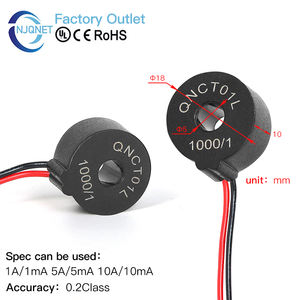 Mikrostromwandler QNCT01L 5A 2,5mA 10A 10mA 10A 5mA AC Mini-Stromsensor Ringtyp-Stromwandler CT-Transformator - Product Image 2