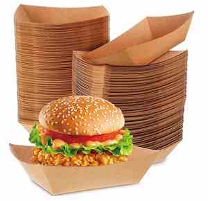 Envases para llevar para restaurantes de fabricante vietnamita, bandeja desechable de papel para servir alimentos - Product Image 3