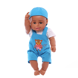 Venta al por mayor de silicona sólida llorando sonriente bebé de la muñeca Juguetes - Product Image 4