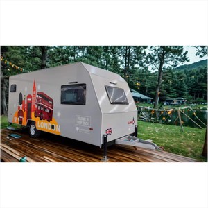 Cabine mobile préfabriquée de luxe, spacieuse et au design moderne, pour camping, station balnéaire, ferme ou logement de jardin - Product Image 1