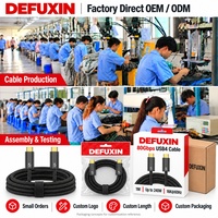 DEFUXIN Altın Kaplama USB4 Kablo 1M 80Gbps 240W 16K60Hz USB C - C Naylon Örgülü E-Marker'lı TB5 ile Uyumlu MacBook Pro SSD için