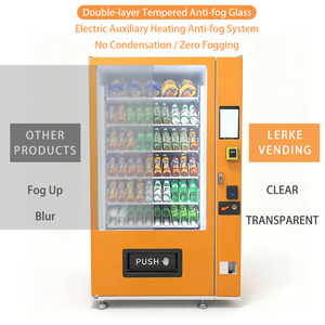 Distributeur automatique de snacks et de boissons tendance pour aéroports, avec écran LED, en acier inoxydable, garantie 1 an, SDK basé sur le cloud - Product Image 4