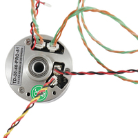 Modul Aktuator Lengan Robot Harmonik Kompak Hollow Cobot Joint, Motor Robot Joint Canbus dengan Rem untuk Pergelangan Tangan
