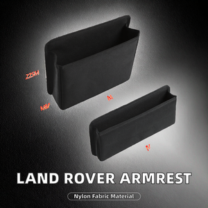 Organizer per Console Auto in Nylon Nero di Lusso per Land Rover <span class=keywords><strong>Defender</strong></span> <span class=keywords><strong>90</strong></span>/110/130 2009-2018, Borsa Portaoggetti con 1-3 Scomparti - Product Image 2