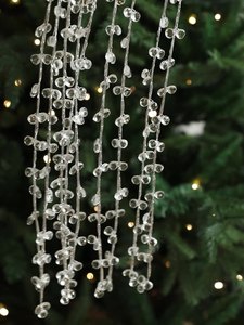 Acrylic Crystal Flower Branches Artifical Bead Drop Christmas Picks for Xmas Tree Fireplace <strong>Decor</strong> <strong>Winter</strong> <strong>Wonderland</strong> Home <strong>Decor</strong> - Product Image 3