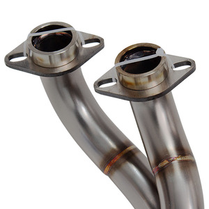 Tubo Delantero de Escape de Acero Inoxidable para Motocicleta Kawasaki <span class=keywords><strong>Z650</strong></span> <span class=keywords><strong>ER6N</strong></span> Ninja 650 VERSYS 650 con Interfaz de 51 mm - Product Image 5