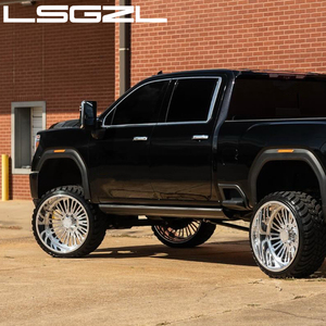 ล้อรถบรรทุก LSGZL แบบกำหนดเอง ขอบลึก ขัดเงาโครเมียม ผลิตด้วยกรรมวิธีฟอร์จ สำหรับรถฟอร์ด F150 F250 F350 เรนเจอร์ ซิลเวอราโด1500 2500 3500 - Product Image 3