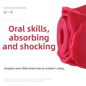 Mini Vibrador Eléctrico Recargable por USB con Forma de Rosa, Estilo Lamido de Lengua para Mujeres, 10 Frecuencias, Estimulación del Clítoris, Sin Látex - Product Image 4