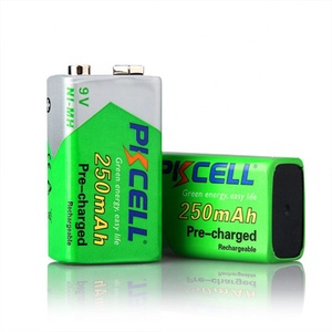 Công suất cao siêu thấp tự xả pin <span class=keywords><strong>9V</strong></span> pin cho sản phẩm điện tử Microphone PP3 Pin - Product Image 1