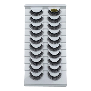 En gros, Extensions de <span class=keywords><strong>cils</strong></span> en bande complètes faites à la main, courtes, véganes, effet 3D Faux Vison, réutilisables et volumineuses - Product Image 5