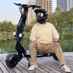 Scooter Eléctrico NFC de Aleación de Aluminio Mejorado, Control Inteligente, 72V 8000W, Neumático Todoterreno/Urbano de 11 Pulgadas, 100KM, 40Ah, Doble Suspensión - Product Image 1