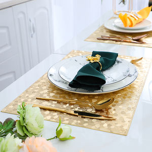 Elegante Salvamantel de Cuero PU Grueso Estilo Europeo, Aislante del Calor, Ecológico, para Mesa de Comedor, Ideal para Bodas - Product Image 2