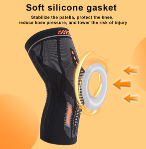 Rodillera de protección elástica antideslizante para deportes al aire libre de alta calidad, baloncesto, rótula, menisco - Product Image 2