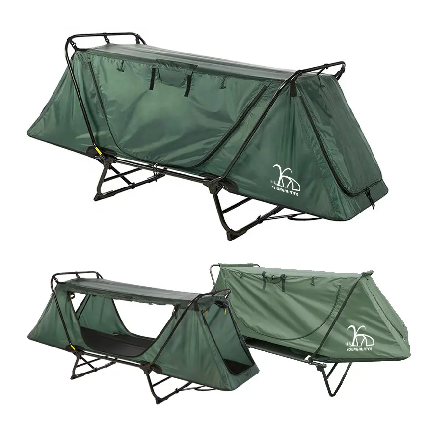 פרטיות קומפקטי מתקפל רשת חלון עמיד למים אוקספורד קמפינג שכבה כפולה מיטת אוהל קומבו