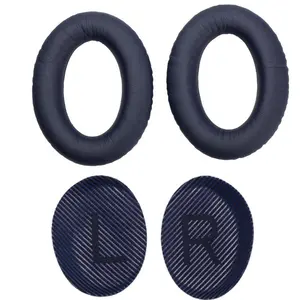 Bantalan Telinga Pengganti Cocok untuk Bose Quietcomfort Qc35 25 Ae2 Qc15 Bantal untuk Headphone Soundlink Qc35ii Qc45 dan Headset Gaming