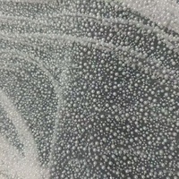 Tissu de dentelle brodé de perles et de sequins de luxe, tissu en tulle blanc pour robe de mariée avec perles
