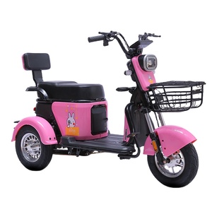 Nuevo <span class=keywords><strong>Triciclo</strong></span> Eléctrico Pequeño para Adultos, Scooter Familiar para Mujeres, Vehículo Eléctrico de Tres Ruedas para Niños y Ancianos - Product Image 1
