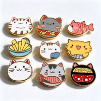 Broches en métal personnalisées en gros avec logo imprimé UV, gravure dure pour vêtements et chapeaux (pins pour casquettes)