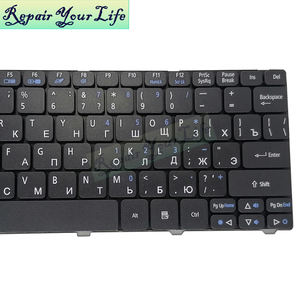 คีย์บอร์ดโน้ตบุ๊กแบบไม่มีไฟเรืองแสง รุ่น RU ภาษารัสเซีย สำหรับ <span class=keywords><strong>Acer</strong></span> <span class=keywords><strong>Aspire</strong></span> <span class=keywords><strong>ONE</strong></span> 521 522 532 533 AO521 AO522 AOD260 AOD270 D255 255E D257 D260 D270 ของใหม่ - Product Image 4
